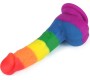 Lovetoy Dildo Prider 8 Liquid Silicone LGBT