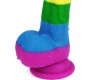 Lovetoy Dildo Prider 8 Liquid Silicone LGBT