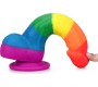 Lovetoy Dildo Prider 8 Liquid Silicone LGBT