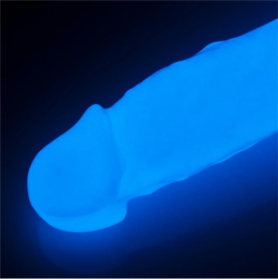 Lovetoy Dildo 8.5 Lumino Blue Light