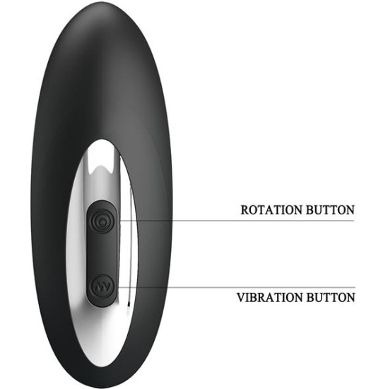 Mr Play Prostate Massager with Vibration and Rotating Balls