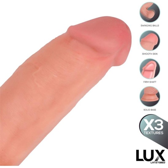 LUX Bernd Triple Density Dildo with Swinging Balls 9.2