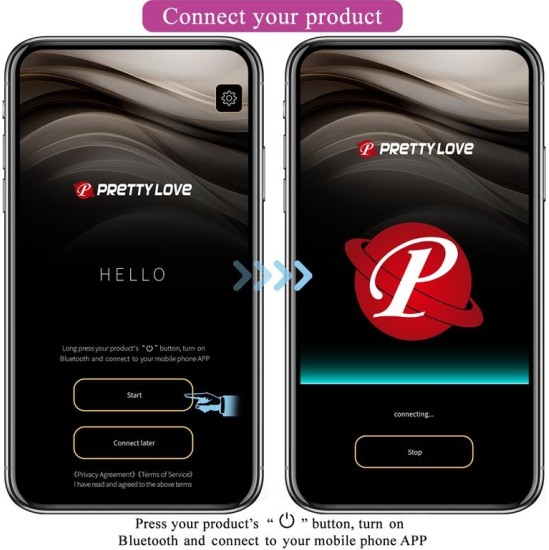 Prettylove Baird Stimulador with APP Controler