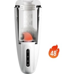 Prettylove Marissa Male Masturbator Vibration, Heating, Sex Talk and Licking