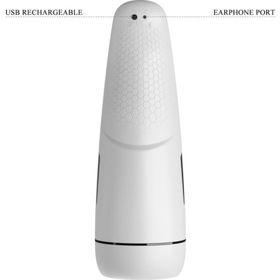 Prettylove Marissa Male Masturbator Vibration, Heating, Sex Talk and Licking