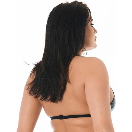 Bondage Play Leather Bra One size