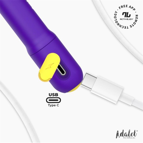 Adalet Gently G-Point Vibrator with APP Purple