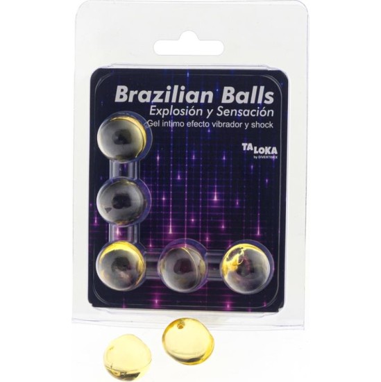 Brazilian Balls Set 5 Brazilian Balls Excitante Vibration and Shock Effect