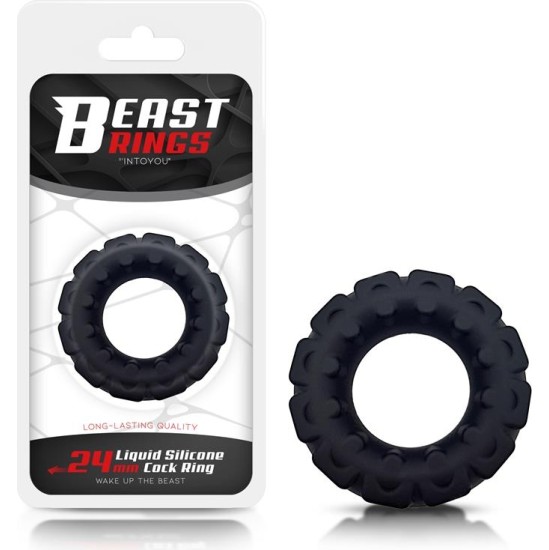 Beast Rings Liquid Silicone Cock Ring 2.4 cm