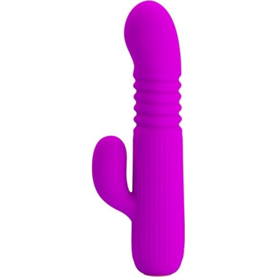 Prettylove Leopold Thrusting Vibe USB Silicone
