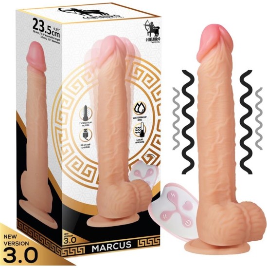 Centauro Marcus Realistic Vibrating Dildo with Remote