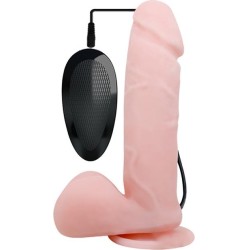 Baile Oliver Vibrating Realistic Dildo with Rotation and Remote Control