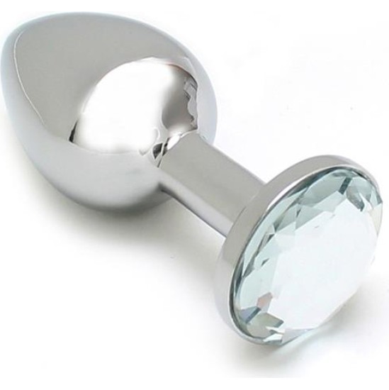 Rimba Toys Metal Butt Plug Sofia Clear Jewel
