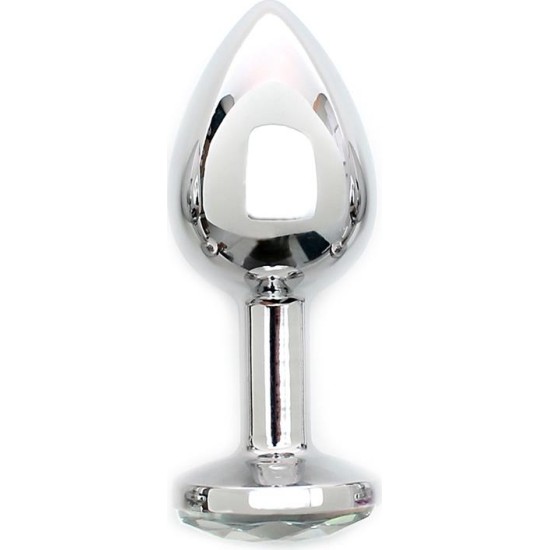 Rimba Toys Metal Butt Plug Sofia Clear Jewel