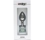 Rimba Toys Metal Butt Plug Sofia Clear Jewel