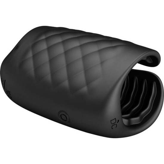 Prettylove Black Glans Trainer Vibrating Male Masturbator