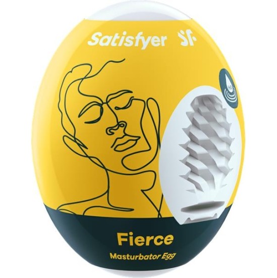 Satisfyer Masturbator Egg Single Fierce Hydro-Active