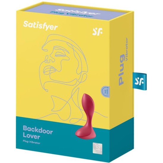 Satisfyer Butt Plug Backdoor Lover Red