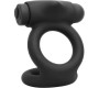 Tardenoche Denver Double Cockring with Vibrating Bullet USB Silicone Black
