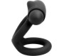 Tardenoche Denver Double Cockring with Vibrating Bullet USB Silicone Black