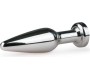 Easytoys Metal Butt Plug No. 9 - Silver/Clear