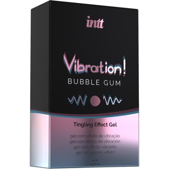 Intt Liquid Vibrator Bubble Gum Aroma 15 ml