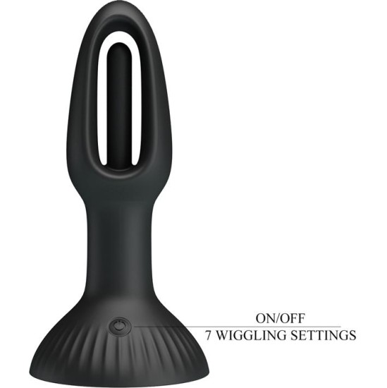 Prettylove Hubert Anal Plug with 7 Wiggling