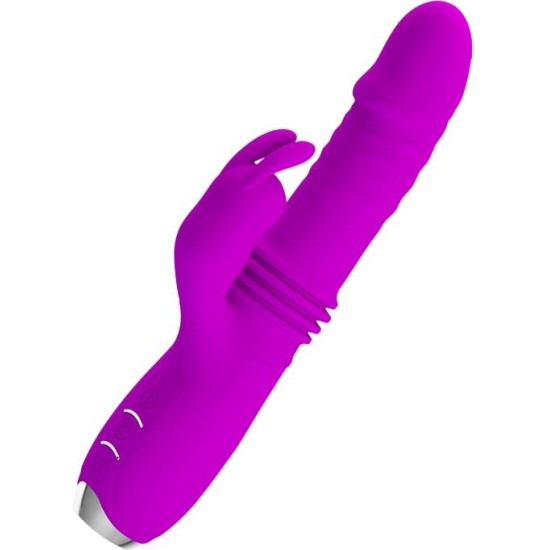 Prettylove Dorothy Thrusting Vibrator USB Purple