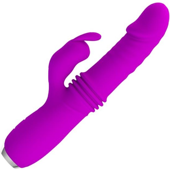 Prettylove Dorothy Thrusting Vibrator USB Purple