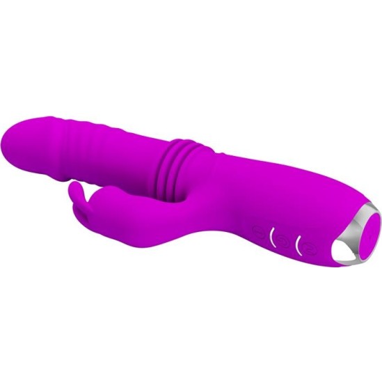 Prettylove Dorothy Thrusting Vibrator USB Purple