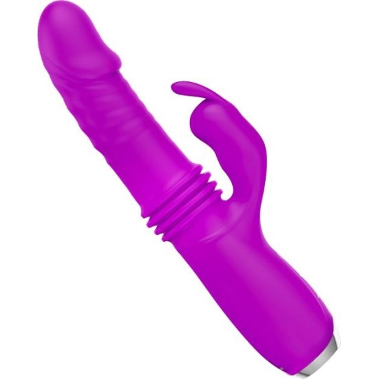 Prettylove Dorothy Thrusting Vibrator USB Purple