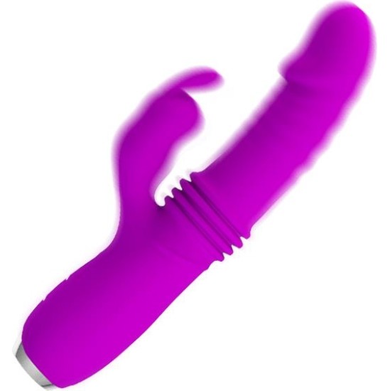 Prettylove Dorothy Thrusting Vibrator USB Purple