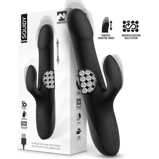 Tardenoche Squidy Vibe with Thrusting Movement and Rotating Beads USB Silicone