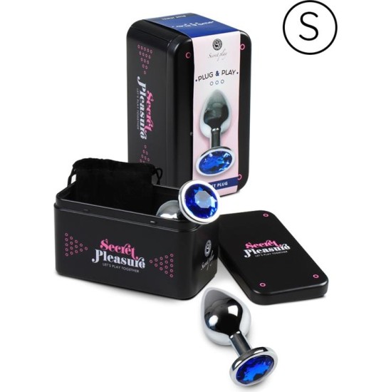 Secret Play Butt Plug Size S Blue