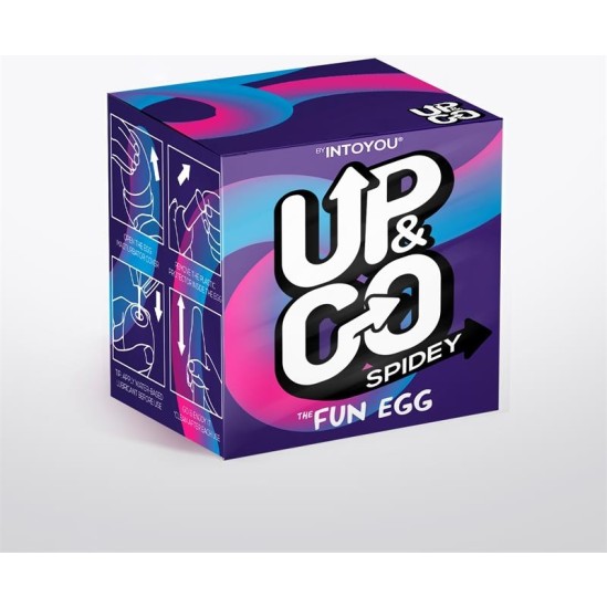 Up&Go Spidey Masturbator Egg Elastic Purple