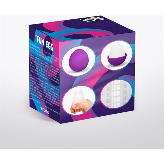 Up&Go Spidey Masturbator Egg Elastic Purple