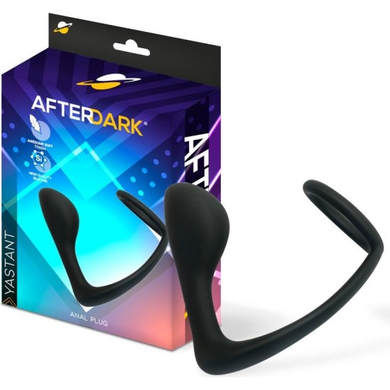 Afterdark Yastant Anal Plug with Testicles Ring
