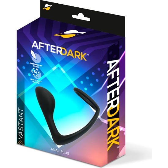 Afterdark Yastant Anal Plug with Testicles Ring