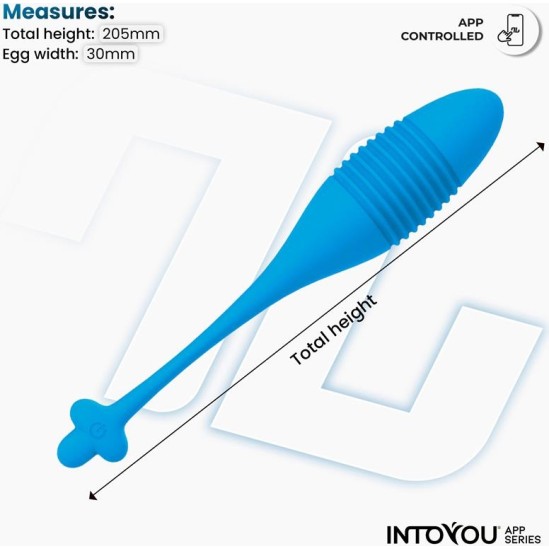 Intoyou App Series Egg with Thrusting with APP Magnetic USB