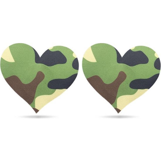Lovetoy Pack Nipple Covers Star and Heart Camouflage