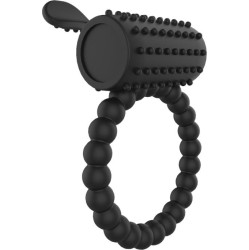 A-Gusto Vibrating Penis Ring Black