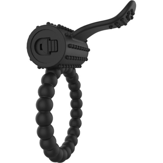 A-Gusto Vibrating Penis Ring Black