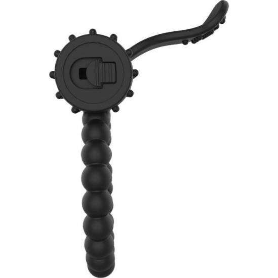 A-Gusto Vibrating Penis Ring Black