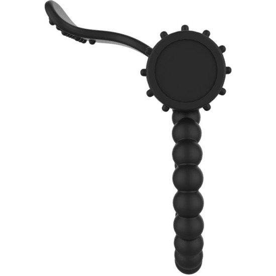 A-Gusto Vibrating Penis Ring Black