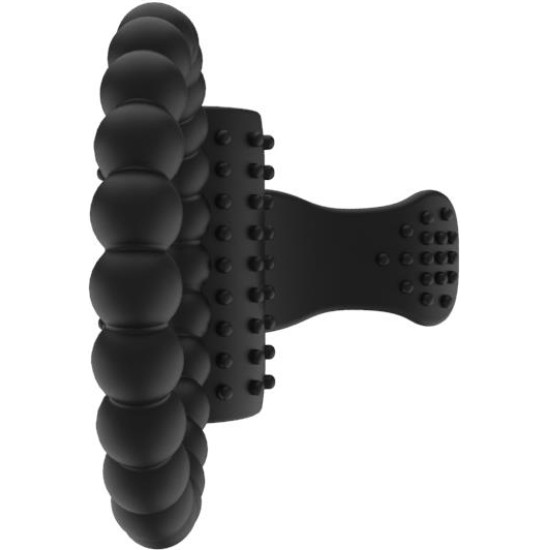 A-Gusto Vibrating Penis Ring Black