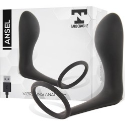 Tardenoche Ansel Anal Plug with Vibration and Cock Ring USB Silicone