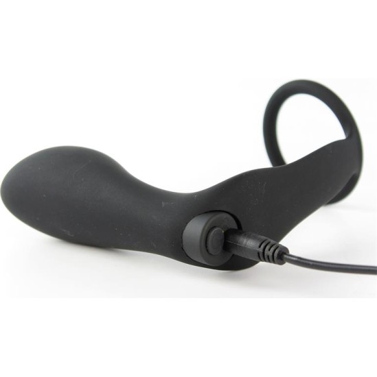 Tardenoche Ansel Anal Plug with Vibration and Cock Ring USB Silicone