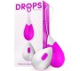 Drops Vibrating Egg Remote Control USB Silicone Purple