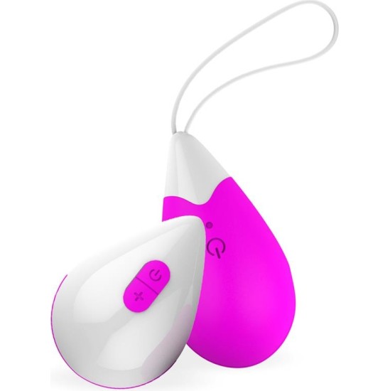 Drops Vibrating Egg Remote Control USB Silicone Purple