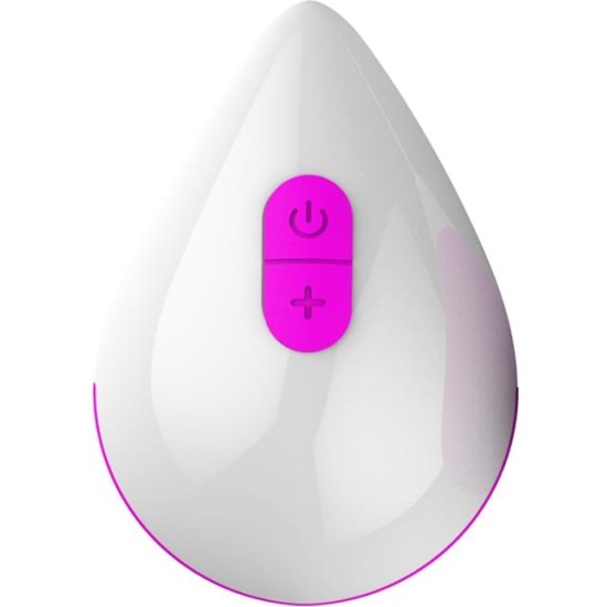Drops Vibrating Egg Remote Control USB Silicone Purple